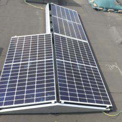 Slechten - Berchem - Plat dak flatfix oost-west - 9 panelen Denim 410Wp - Solar Edge SE3000 - Optimizers P500
